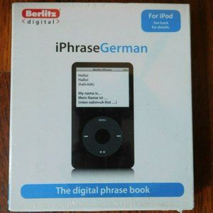 Berlitz Digital iPhrase GERMAN for iPod - NEW